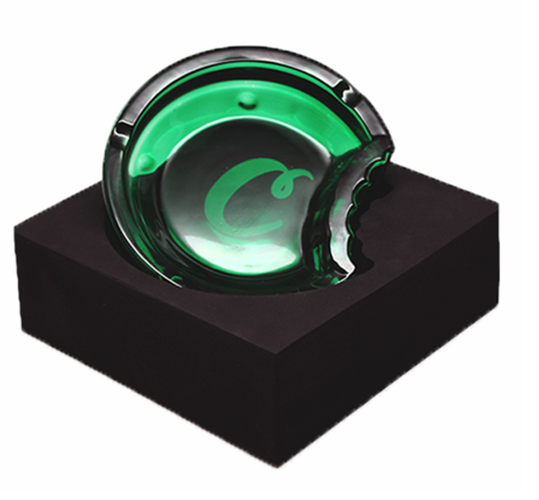 Cookie Ashtray Glass C Bite Smoking Jo's General store